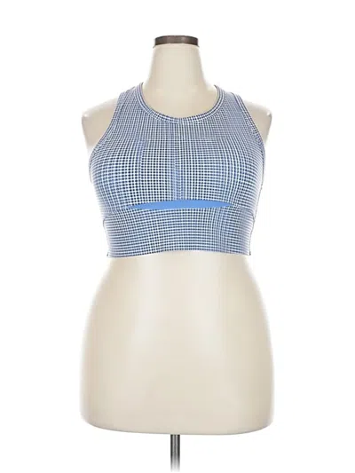 Pre-owned Sweaty Betty Tank Top Blue Halter Neckline Tops