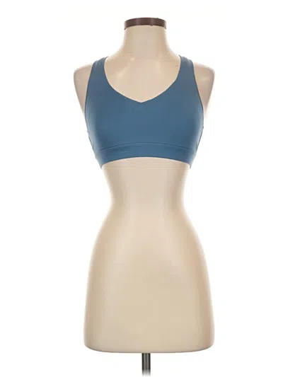 Pre-owned Sweaty Betty Tank Top Blue Halter Neckline Tops