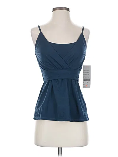 Pre-owned Sweaty Betty Tank Top Blue Strapless Neckline Tops