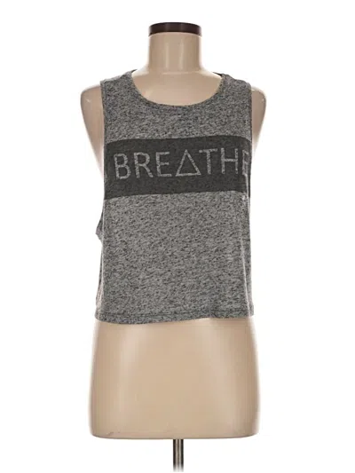 Pre-owned Sweaty Betty Tank Top Gray Strapless Neckline Tops