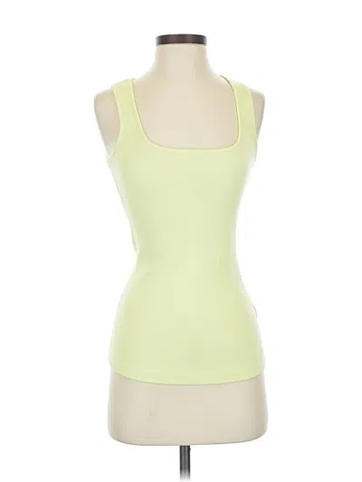Pre-owned Sweaty Betty Tank Top Green Strapless Neckline Tops