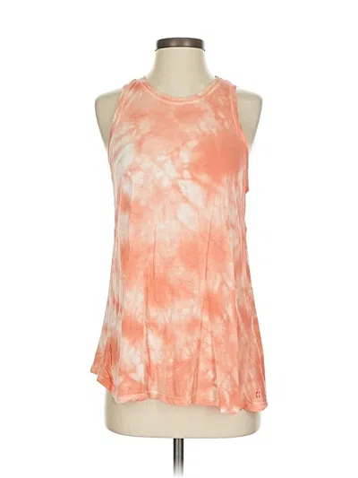 Pre-owned Sweaty Betty Tank Top Orange Halter Neckline Tops