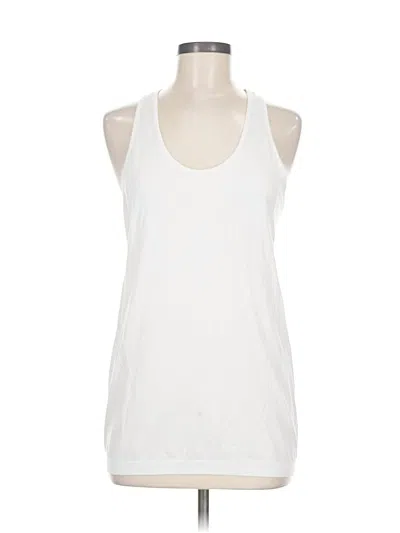 Pre-owned Sweaty Betty Tank Top White Halter Neckline Tops
