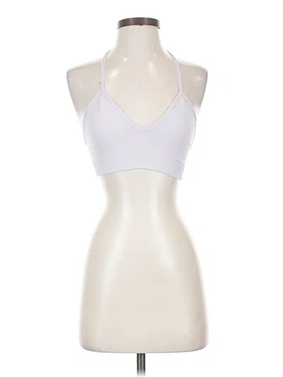 Pre-owned Sweaty Betty Tank Top White Halter Neckline Tops