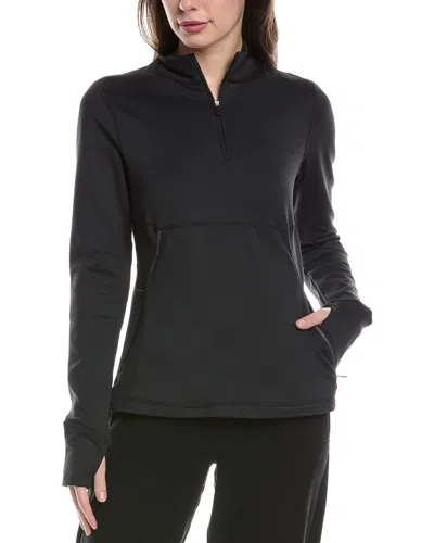 Sweaty Betty Therma Boost Running 1/2-zip Pullover In Black