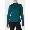 Sweaty Betty Womens Deep Green Therma Boost Half-zip Recycled Polyester-blend Jacket In Deep Green