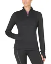 Sweaty Betty Therma Midlayer Half Zip Jacket In Black