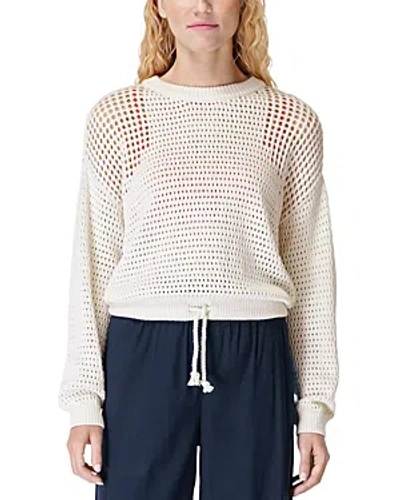 Sweaty Betty Tides Open Stitch Pullover In White