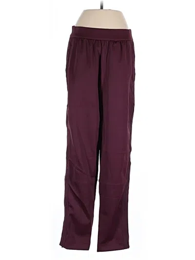 Pre-owned Sweaty Betty Track Pants In Burgundy