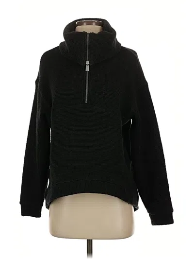 Pre-owned Sweaty Betty Turtleneck Sweater In Black