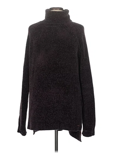 Pre-owned Sweaty Betty Turtleneck Sweater In Black