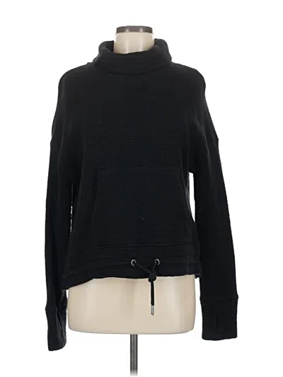 Pre-owned Sweaty Betty Turtleneck Sweater In Black