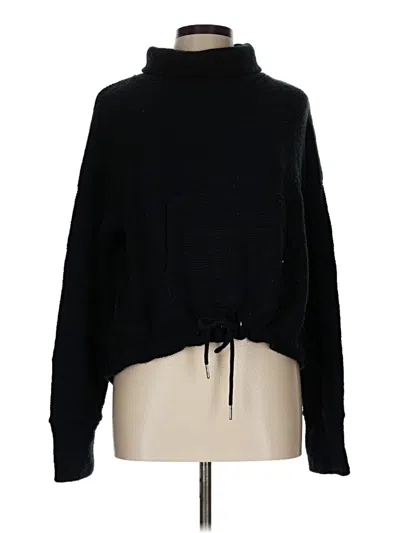 Pre-owned Sweaty Betty Turtleneck Sweater In Black