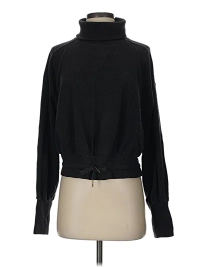 Pre-owned Sweaty Betty Turtleneck Sweater In Black