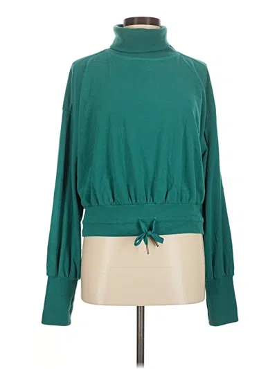 Pre-owned Sweaty Betty Turtleneck Sweater In Blue