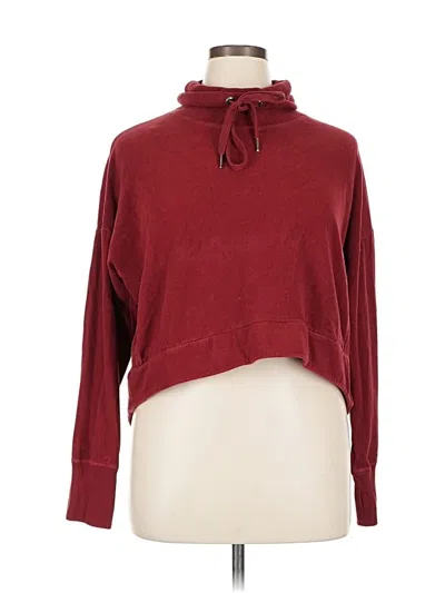 Pre-owned Sweaty Betty Turtleneck Sweater In Burgundy