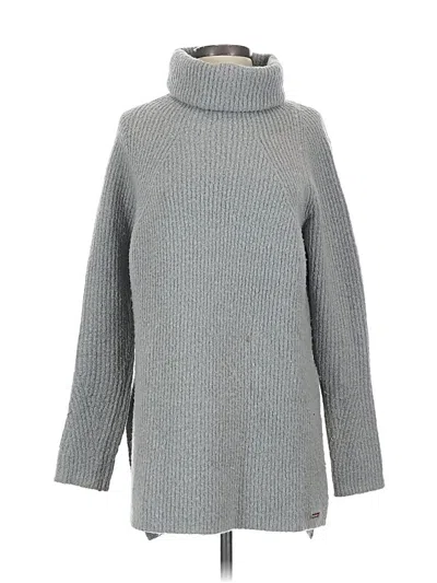 Pre-owned Sweaty Betty Turtleneck Sweater In Gray
