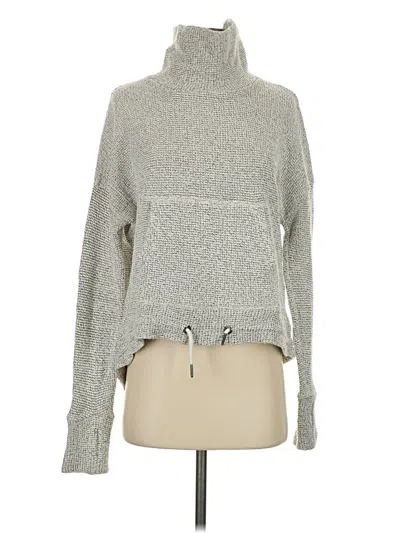Pre-owned Sweaty Betty Turtleneck Sweater In Gray