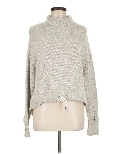 Pre-owned Sweaty Betty Turtleneck Sweater In Gray