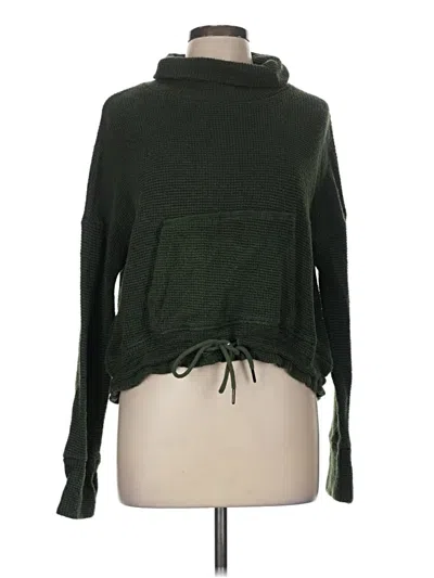 Pre-owned Sweaty Betty Turtleneck Sweater In Green