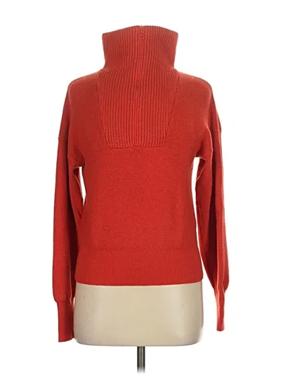 Pre-owned Sweaty Betty Turtleneck Sweater In Red