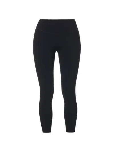 Sweaty Betty Ultimate Studio Ribbed-panel Side-pocket Leggings In Black