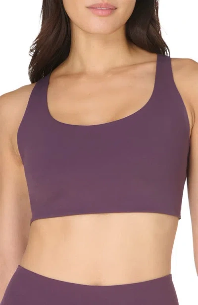 Sweaty Betty Ultimate Yoga Racerback Sports Bra In Purple