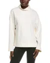 Sweaty Betty Womens Wind Down Funnel-neck Woven Sweatshirt White Marl Xl