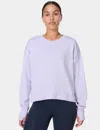 Sweaty Betty After Class Cotton Blend Crop Sweatshirt