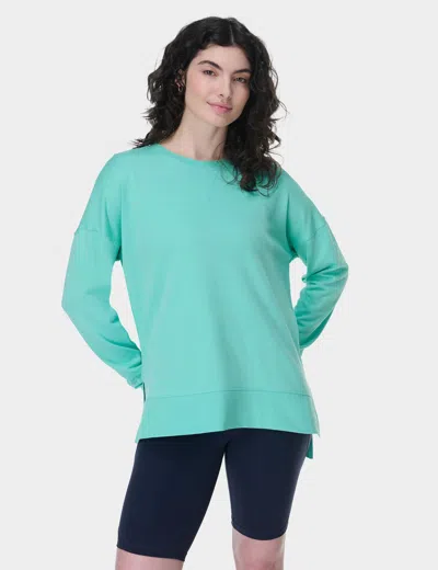 Sweaty Betty Women's After Class Longline Sweatshirt In Green