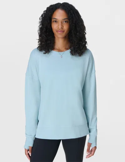 Sweaty Betty Women's After Class Longline Sweatshirt In Blue