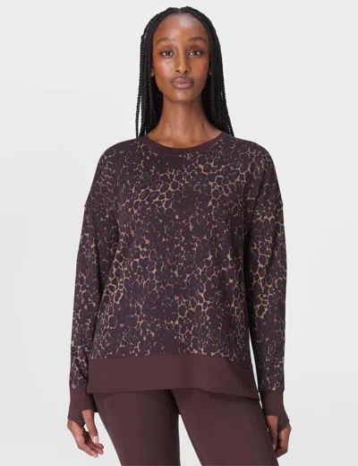 Sweaty Betty Women's After Class Longline Sweatshirt In Brown