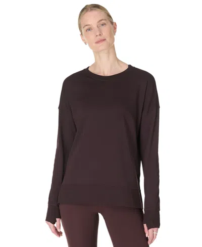 Sweaty Betty Women's After Class Longline Sweatshirt In Brown