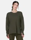 Sweaty Betty After Class Sweatshirt In Green