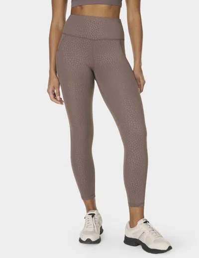 Sweaty Betty High-waisted Cropped Leggings In Brown