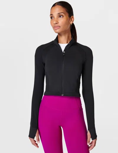 Sweaty Betty Women's Athlete Crop Seamless Gym Zip Up