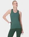 Sweaty Betty Athlete Seamless Workout Tank In Green