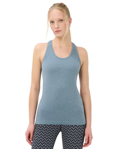 Sweaty Betty Women's Athlete Seamless Workout Tank Top In Glacierblue Luxeblue Marl