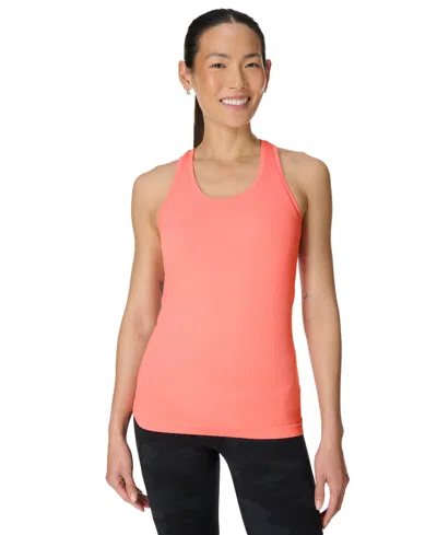 Sweaty Betty Women's Athlete Seamless Workout Tank Top In Orange