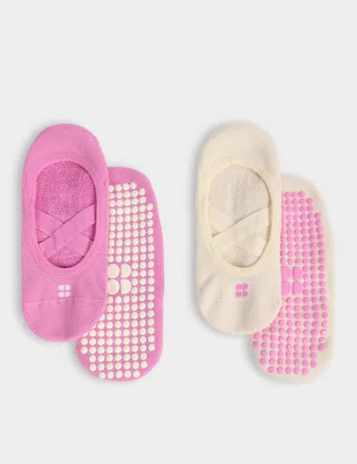 Sweaty Betty Women's Ballet Gripper Socks 2 Pack In Pink