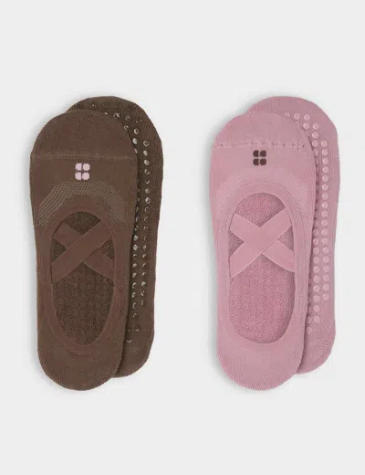 Sweaty Betty Women's Ballet Gripper Socks 2 Pack In Pink