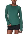 Sweaty Betty Breathe Easy Long Sleeve Running Top In Glade Green