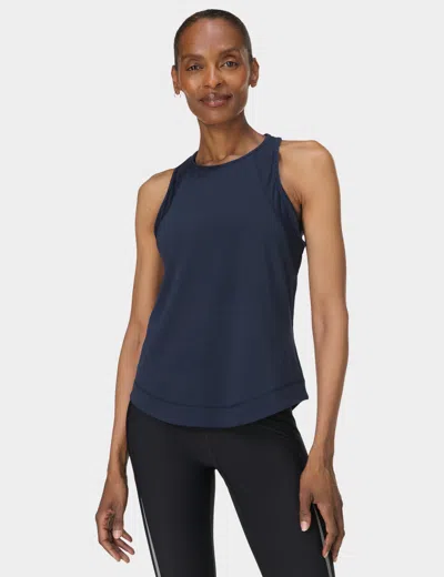 Sweaty Betty Women's Breathe Easy Mesh Run Vest Top In Blue