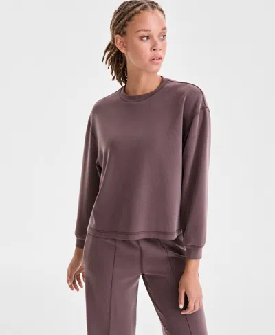 Sweaty Betty Women's Cloudweight Drop-shoulder Cropped Top In Brown