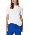 Sweaty Betty Essential Crewneck Tee In White