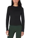 Sweaty Betty Essential Sculpt Long Sleeve Tee In Black
