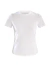 Sweaty Betty Essential Sculpt Short Sleeve Top In White
