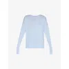 Sweaty Betty After Class Split Sweatshirt In Filter Blue