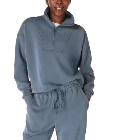 SWEATY BETTY WOMEN'S FUNNEL NECK 1/2-ZIP SWEATSHIRT