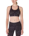 Sweaty Betty Power Medium Support Sports Bra In Black Leopard Print
